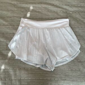 All in Motion White Athletic Shorts Lightweight Elastic Waist